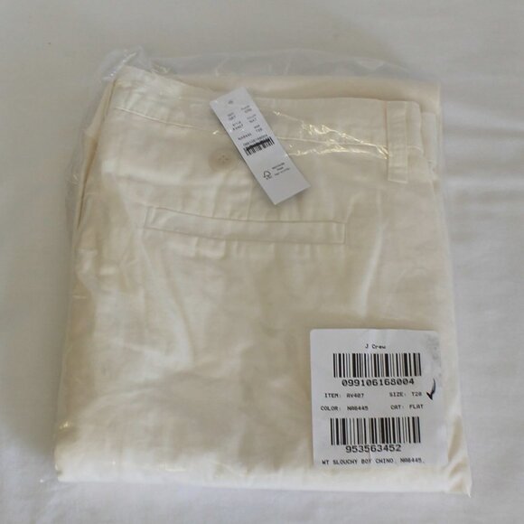 J Crew Tall Slouchy boyfriend chino pant NWT - Picture 6 of 6